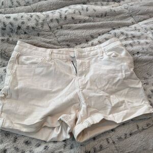SO Women's Cream Jean Shorts